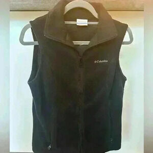 Columbia Women’s Black Microfleece Vest‎